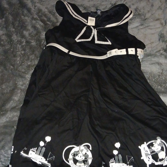 Her Universe Disney Steamboat Willie Sailor Dress Her Universe Exclusive - Picture 3 of 8